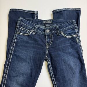 Silver Jeans Women's Boot Cut in Deep Indigo